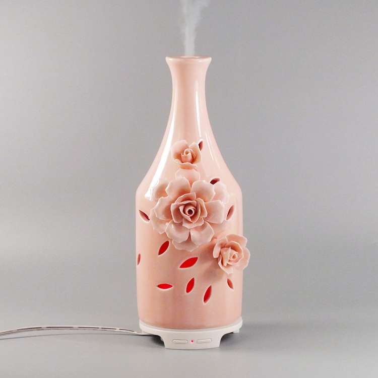 porcelain pink aroma diffuserflower big